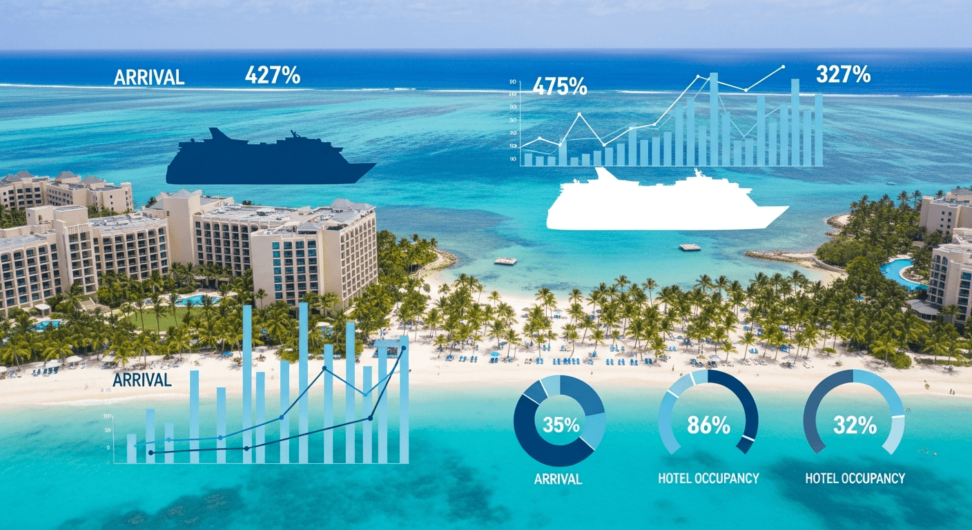 Caribbean tourism and hospitality 2025 including resort developments, cruise infrastructure and record visitor arrivals