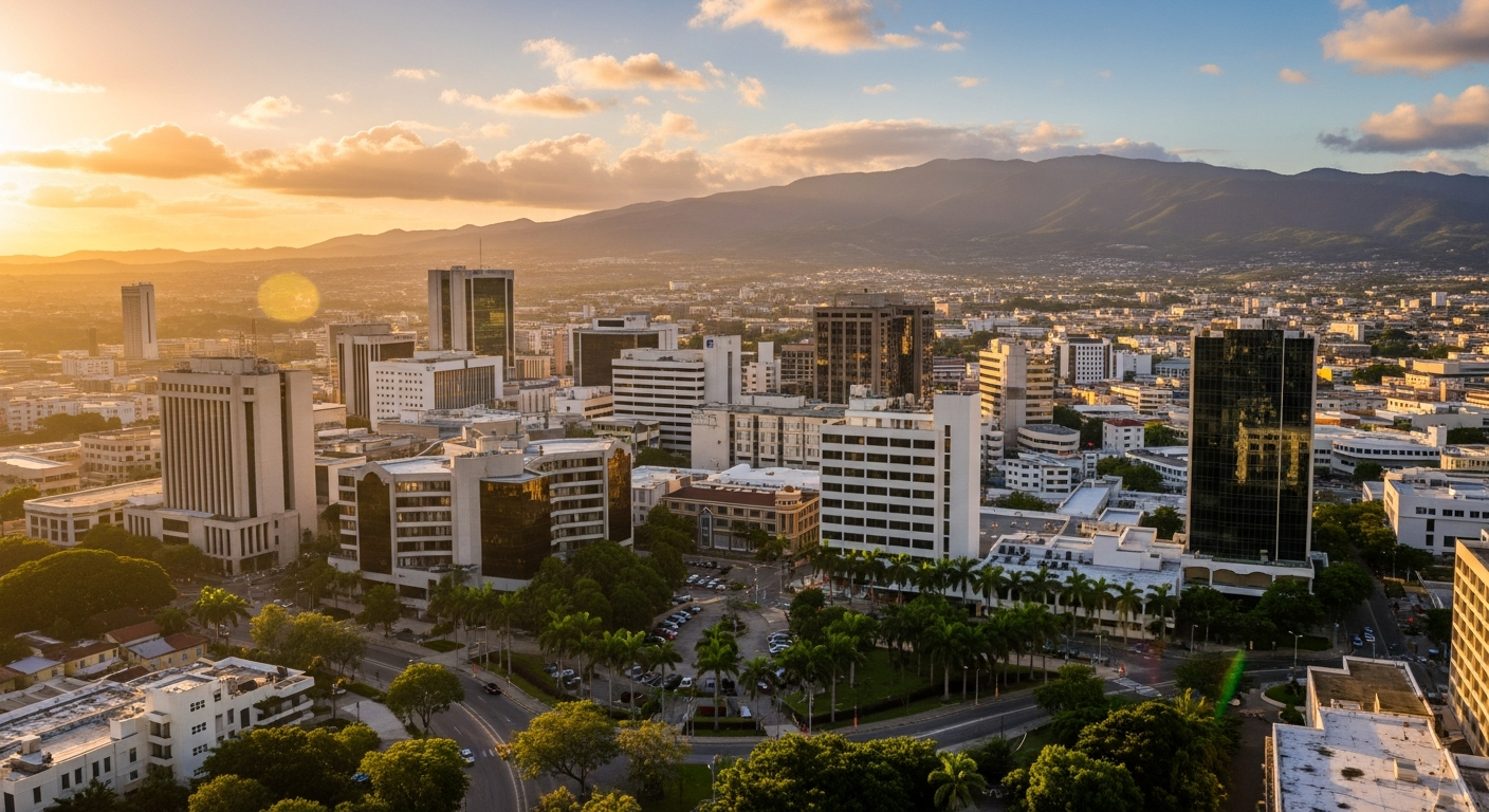 Kingston Jamaica Research Illustration