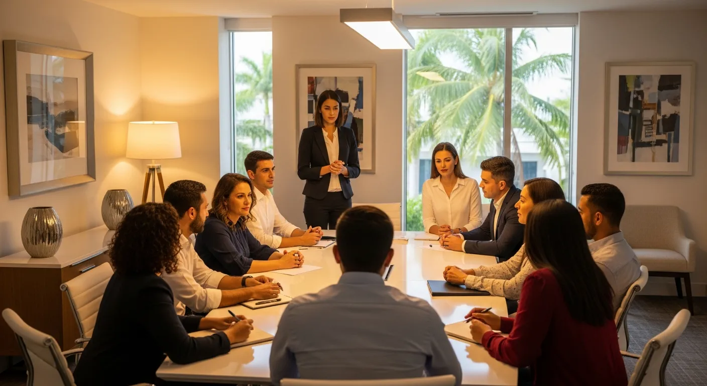 Bilingual Hispanic market research focus group session with diverse Latin American participants