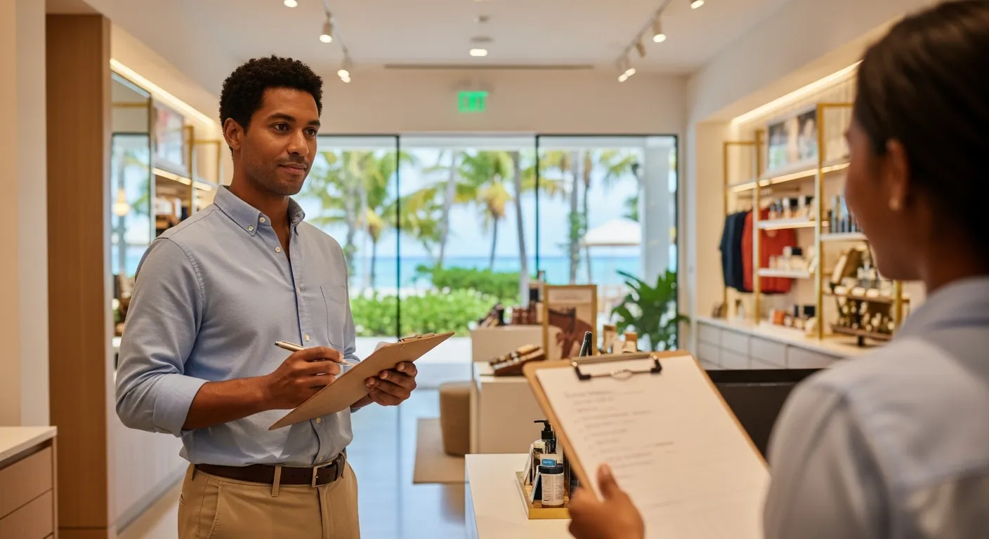 Mystery Shopping Research Illustration